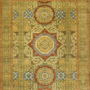 Afghan Handmade Rug -Stock #AR-B241-Size- 199x156 Cm-6.5x5.6Ft.