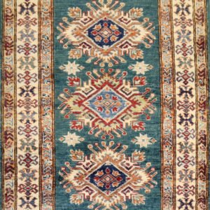 Afghan Handmade Rug -Stock #Q-1933-Size-122X86-Cm-4X2.8Ft