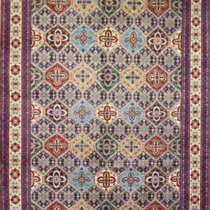 Afghan Handmade Rug -Stock #MZ- 54 - 300X205Cm-9.8x6.7Ft.