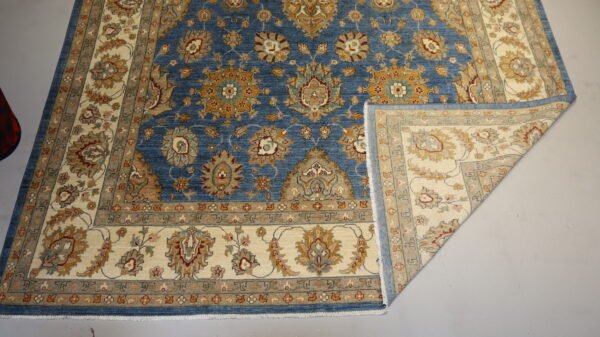 Afghan Handmade Blue Area Ziegler Rugs,STOCK #CH-695- 427 X 301 Cm, 10 X 14 Ft. - Image 5