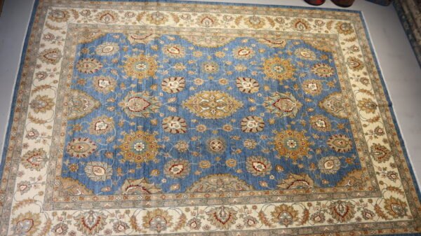 Afghan Handmade Blue Area Ziegler Rugs,STOCK #CH-695- 427 X 301 Cm, 10 X 14 Ft. - Image 11