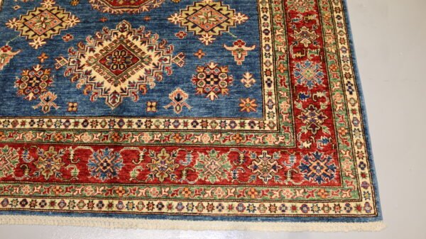 Afghan Handmade Rug -Stock #Q-B302-Size- 269X181 Cm-8.8x5.9Ft. - Image 6