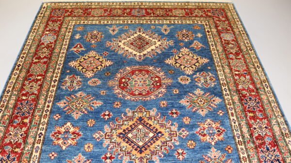 Afghan Handmade Rug -Stock #Q-B302-Size- 269X181 Cm-8.8x5.9Ft. - Image 9