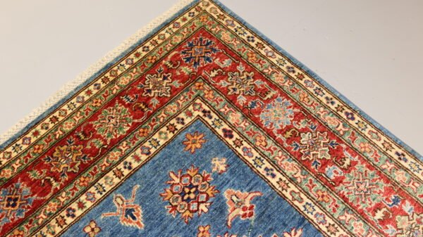 Afghan Handmade Rug -Stock #Q-B302-Size- 269X181 Cm-8.8x5.9Ft. - Image 11