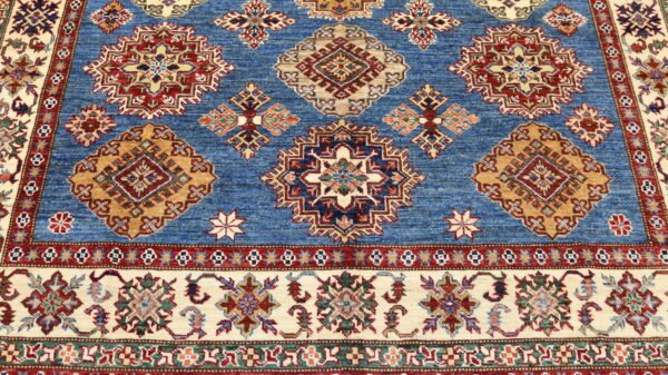 Afghan Handmade Rug -Stock #Q-2001-Size- 252X178 Cm-8.2X5.8Ft. - Image 11