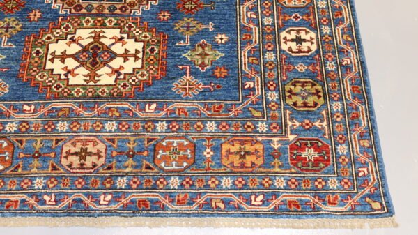 Afghan Handmade Rug -Stock #Q-1987-Size- 210X152Cm-6.4X4.9Ft. - Image 3