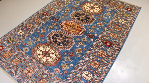 Afghan Handmade Rug -Stock #Q-1987-Size- 210X152Cm-6.4X4.9Ft. - Image 8