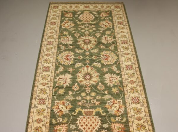 Afghan Handmade Rug -Stock #CH-590-Size- 305X83 Cm-6.8x2.9Ft. - Image 2