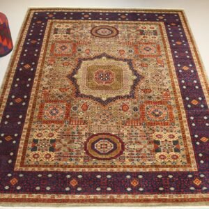 Afghan Handmade Rug -Stock #MK-11-Size-297x218-Cm-9.7x7.1FT