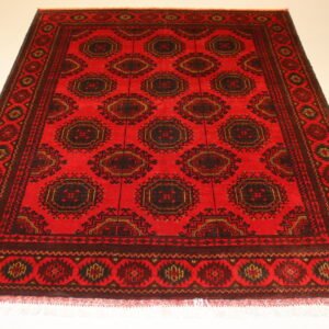 Afghan Handmade Rug -Stock #K-853-Size-150X200-Cm-4.9x6.5FT