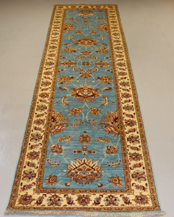 Afghan Handmade Rug -Stock #CH-833-Size-312X82-CM 10.2x2.6FT