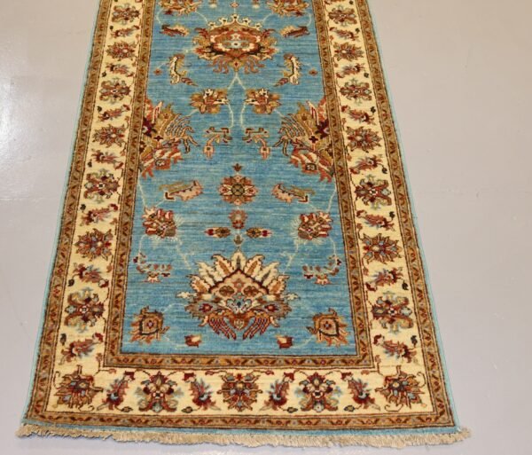 Afghan Handmade Rug -Stock #CH-832-Size-311X80-CM 10.2x2.6FT - Image 4