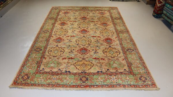 Afghan Handmade Rug -Stock #CH-837-Size-293X200-CM 9.6x6.5FT