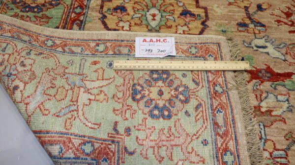 Afghan Handmade Rug -Stock #CH-837-Size-293X200-CM 9.6x6.5FT - Image 2