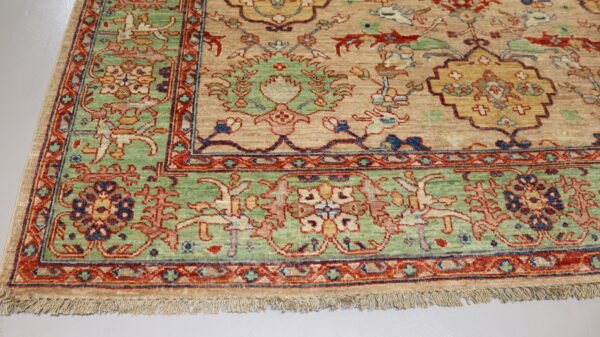 Afghan Handmade Rug -Stock #CH-837-Size-293X200-CM 9.6x6.5FT - Image 7