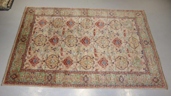 Afghan Handmade Rug -Stock #CH-837-Size-293X200-CM 9.6x6.5FT - Image 5