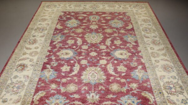 Afghan Handmade Rug -Stock #CH-842-Size-296X209-CM 9.7x6.8FT1330 - Image 3