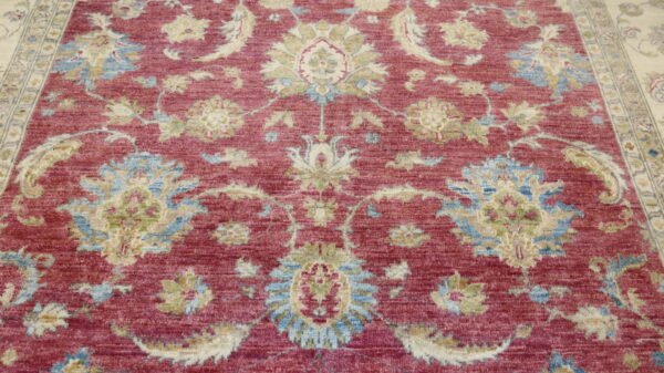 Afghan Handmade Rug -Stock #CH-842-Size-296X209-CM 9.7x6.8FT1330 - Image 4