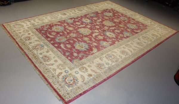 Afghan Handmade Rug -Stock #CH-842-Size-296X209-CM 9.7x6.8FT1330 - Image 9