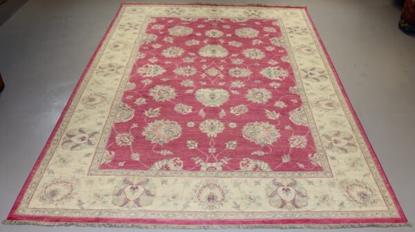 Afghan Handmade Rug -Stock #CH-849-Size-293X201-CM 9.6x6.7FT