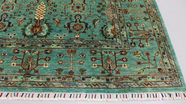 (Stock #AR-2317) – Size: 305 x 200 CM (10.0 x 6.5 FT) Vibrant multicolored traditional design featuring rich reds, earthy tones, and intricate patterns. - Image 3