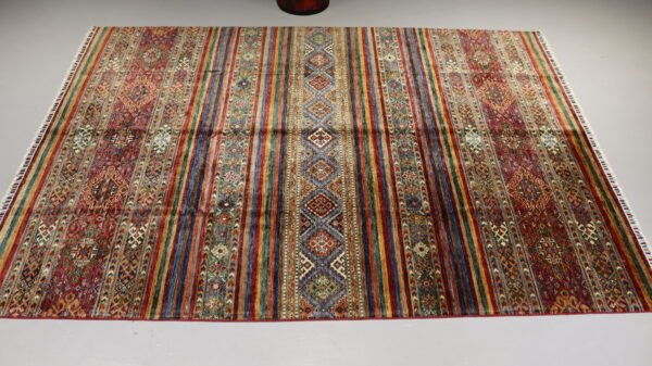 Vibrant Tribal Area Rug (Stock #AR-2326) Size: 295 x 208 CM (9.6 x 6.8 FT) - Image 7