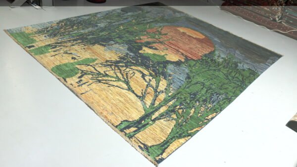 "Nature-Inspired Sunset Rug: A Colorful Artistic Statement for Your Home"(Stock #CH-900) – Size: 297 x 261 CM (9.7x 8.5 FT) - Image 6