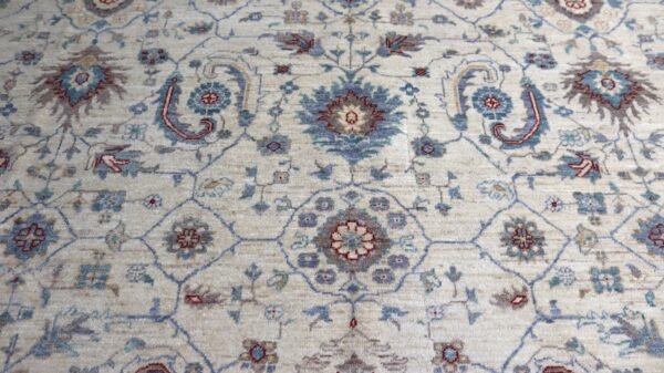 Timeless Elegance: Handcrafted Afghani Rugs (Stock #CH-896) – Size: 363 x 273 CM (11.9x 8.9 FT) - Image 5