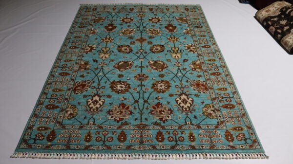 Transform Your Space with a Vibrant Abstract Rug(Stock #AR-2257) – Size: 237x 170CM (7.7x 5.5 FT)